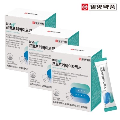 일양약품 프로 프리바이오틱스 30포 (3박스/3개월분)